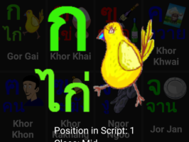 Learn Thai Alphabet Letter